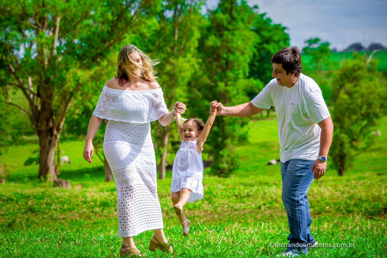Helena e família em tarde de fotos