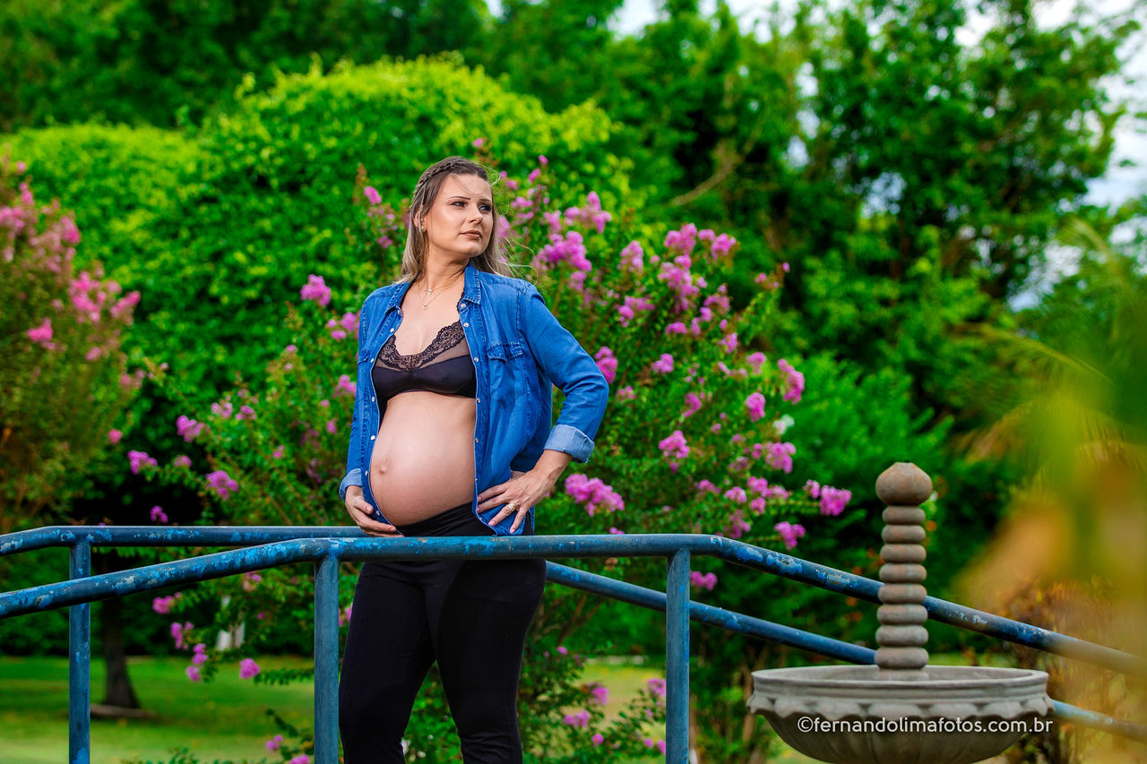 Sabrina e Família esperando Lucca