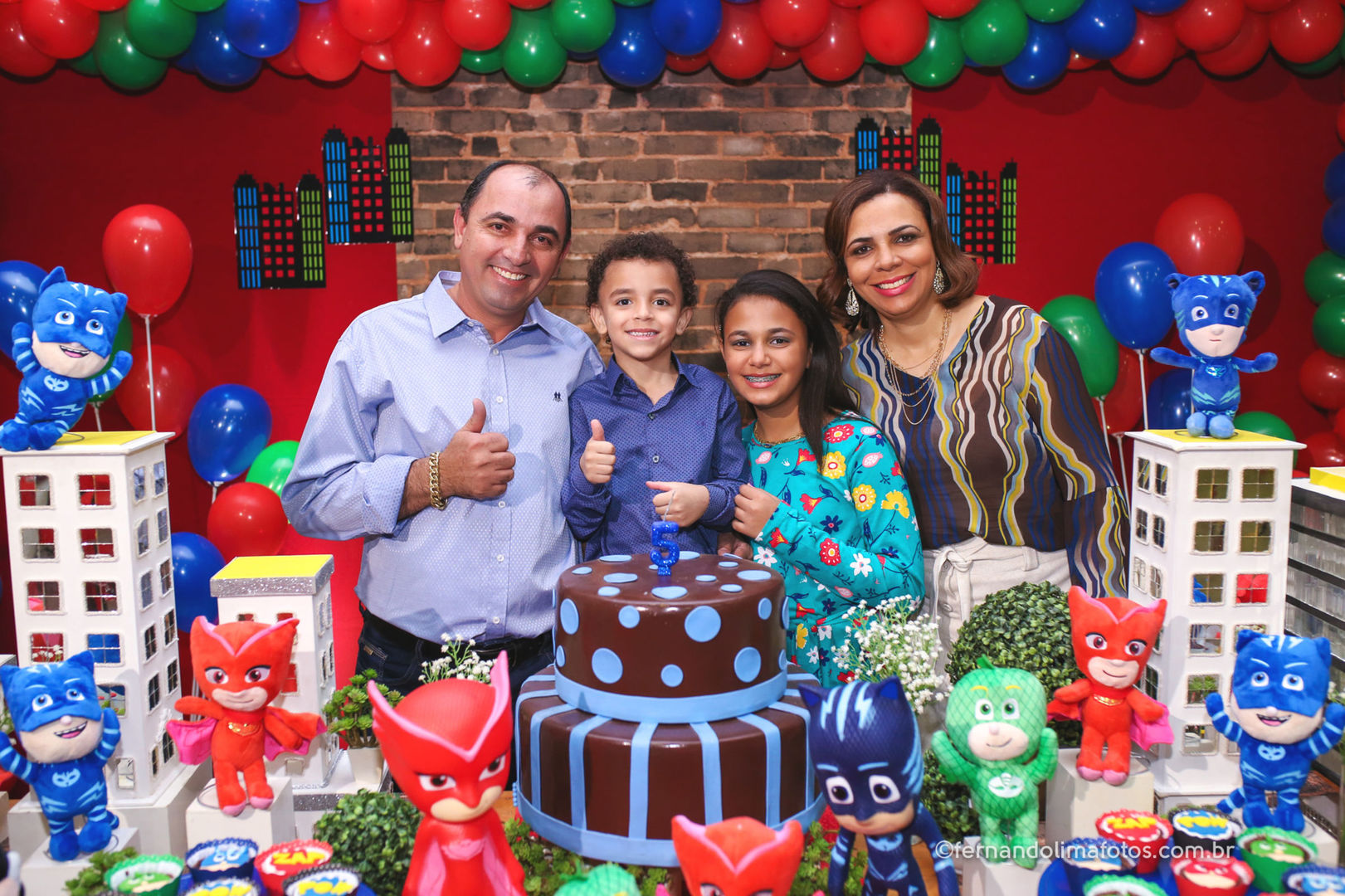 Aniversário João felipe PJ masks119