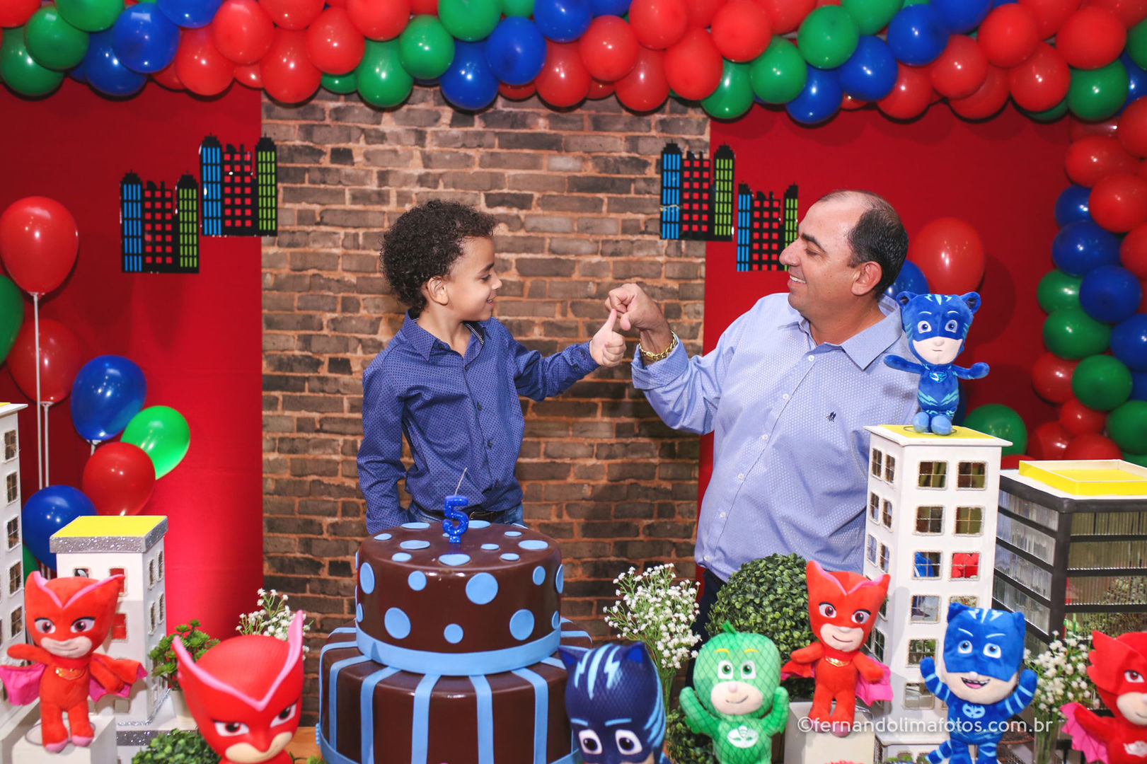 Aniversário João felipe PJ masks120