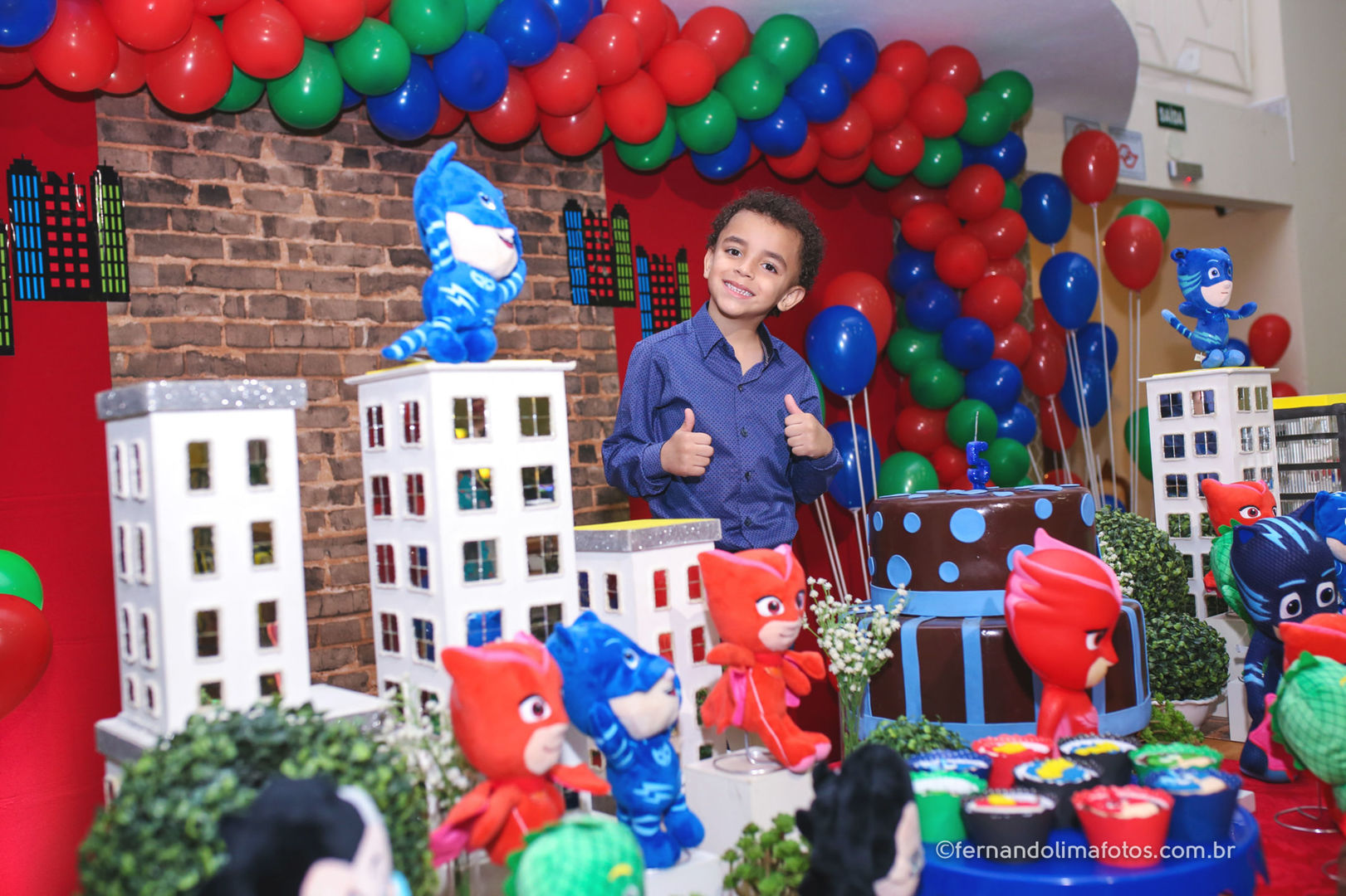 Aniversário João felipe PJ masks121