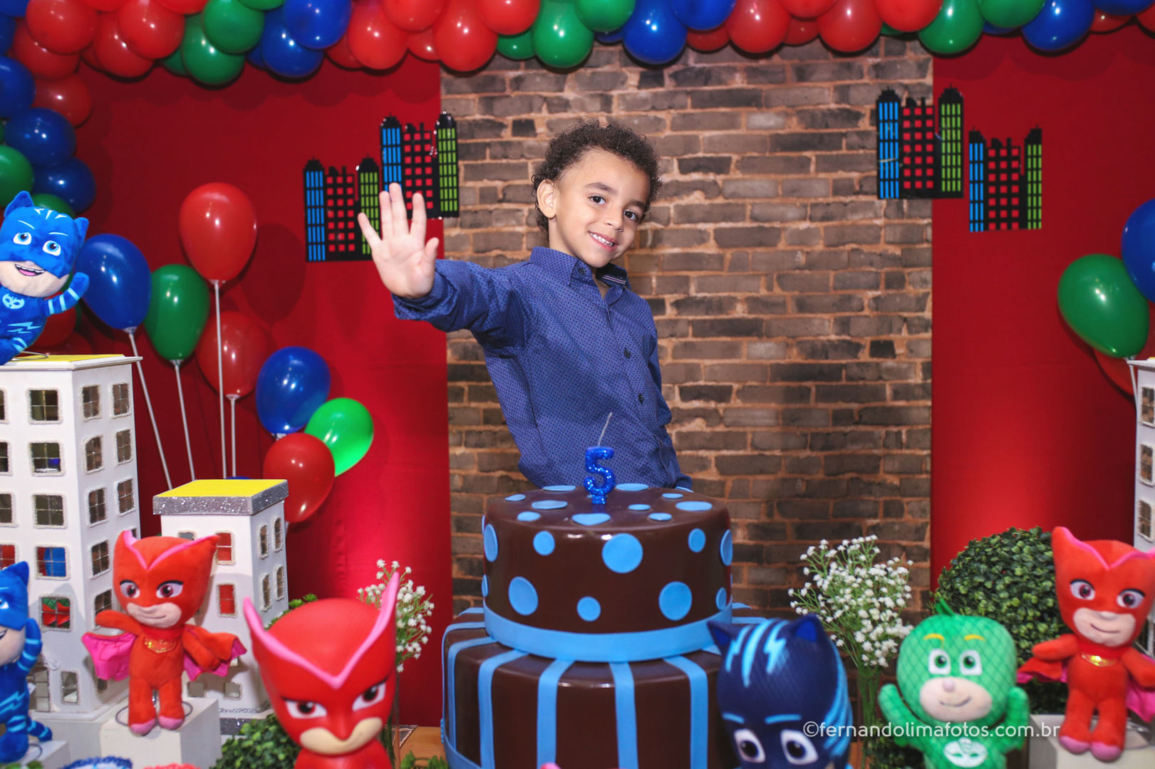Aniversário João felipe PJ masks122