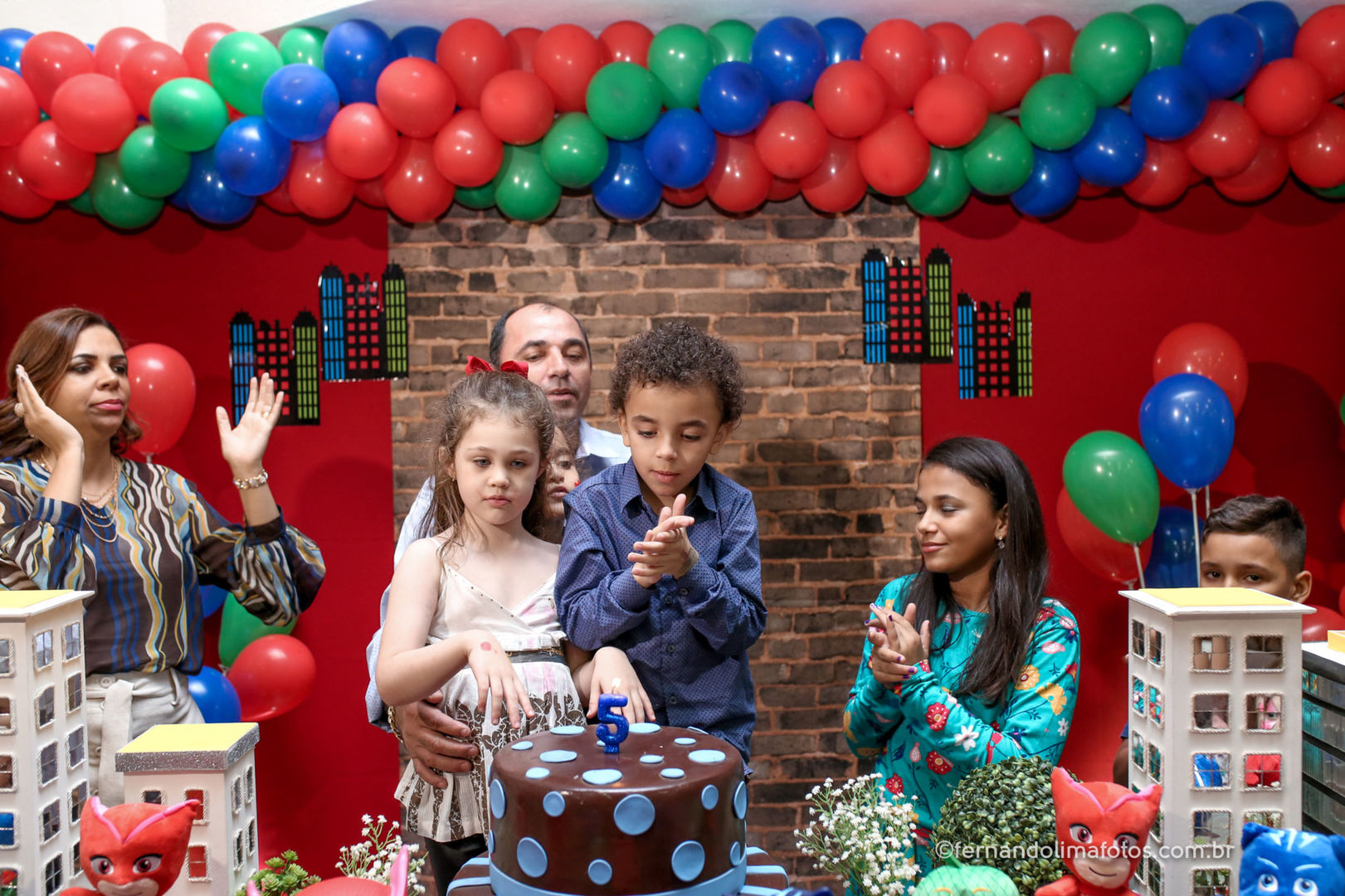 Aniversário João felipe PJ masks139