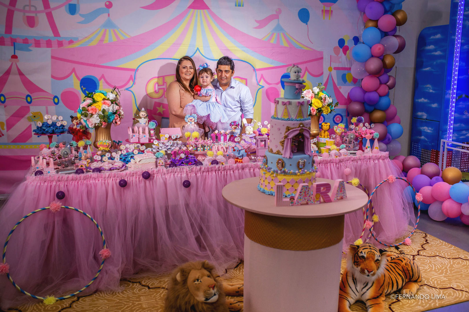 Foto Aniversário Lara 1 aninho, Rô Kids Foto Aniversário Lara 1 aninho, Rô Kids - Imagem 4