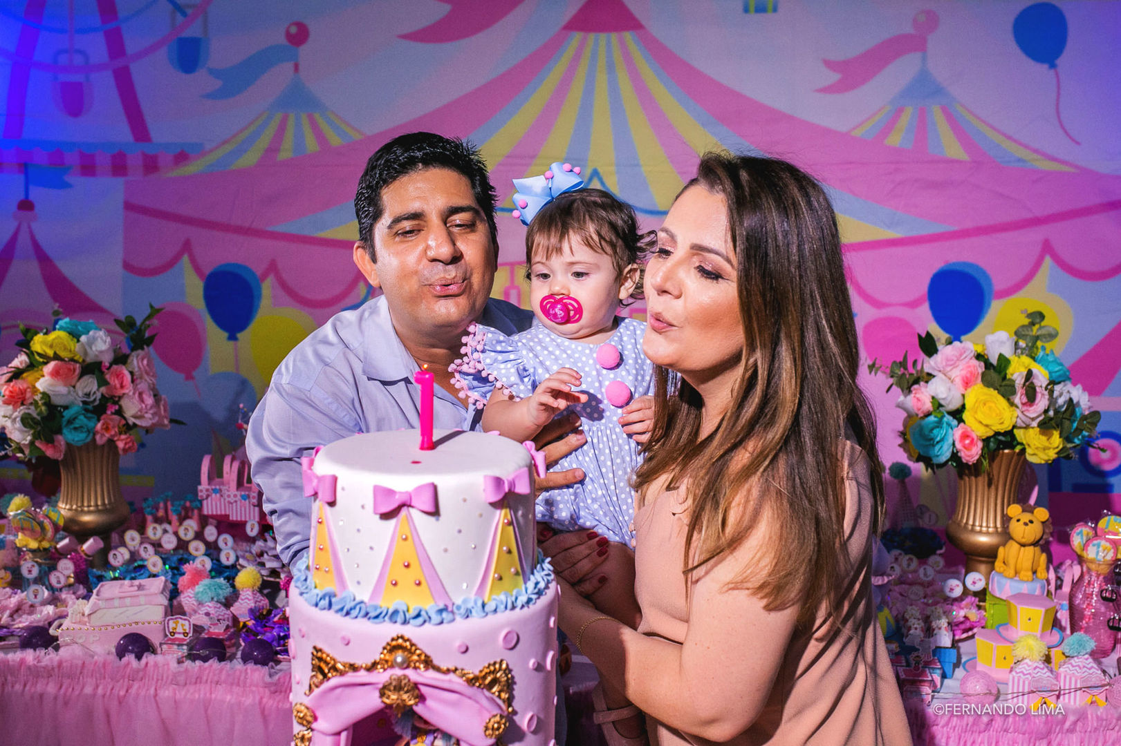 Foto Aniversário Lara 1 aninho, Rô Kids Foto Aniversário Lara 1 aninho, Rô Kids - Imagem 28