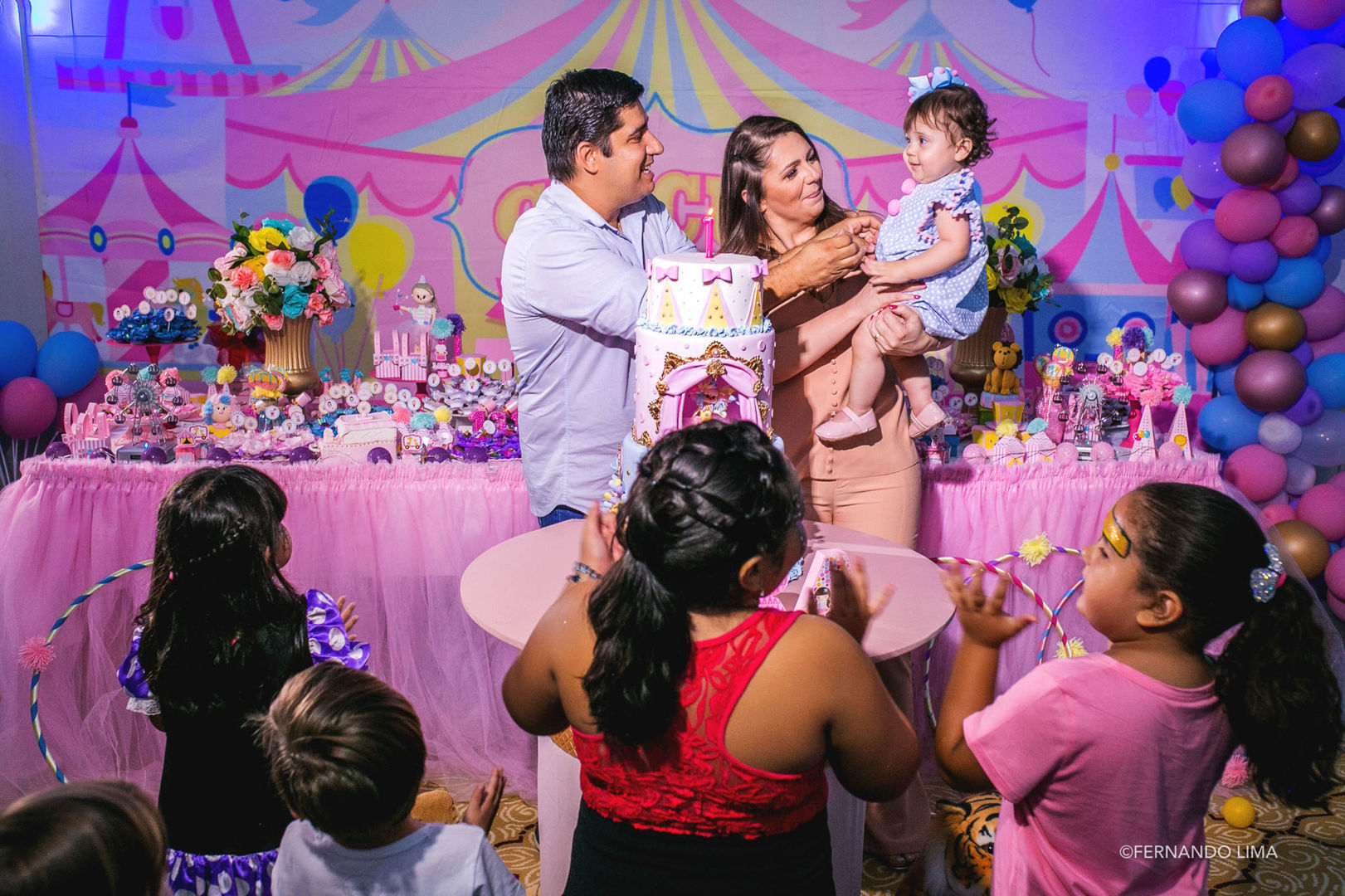 Foto Aniversário Lara 1 aninho, Rô Kids Foto Aniversário Lara 1 aninho, Rô Kids - Imagem 27