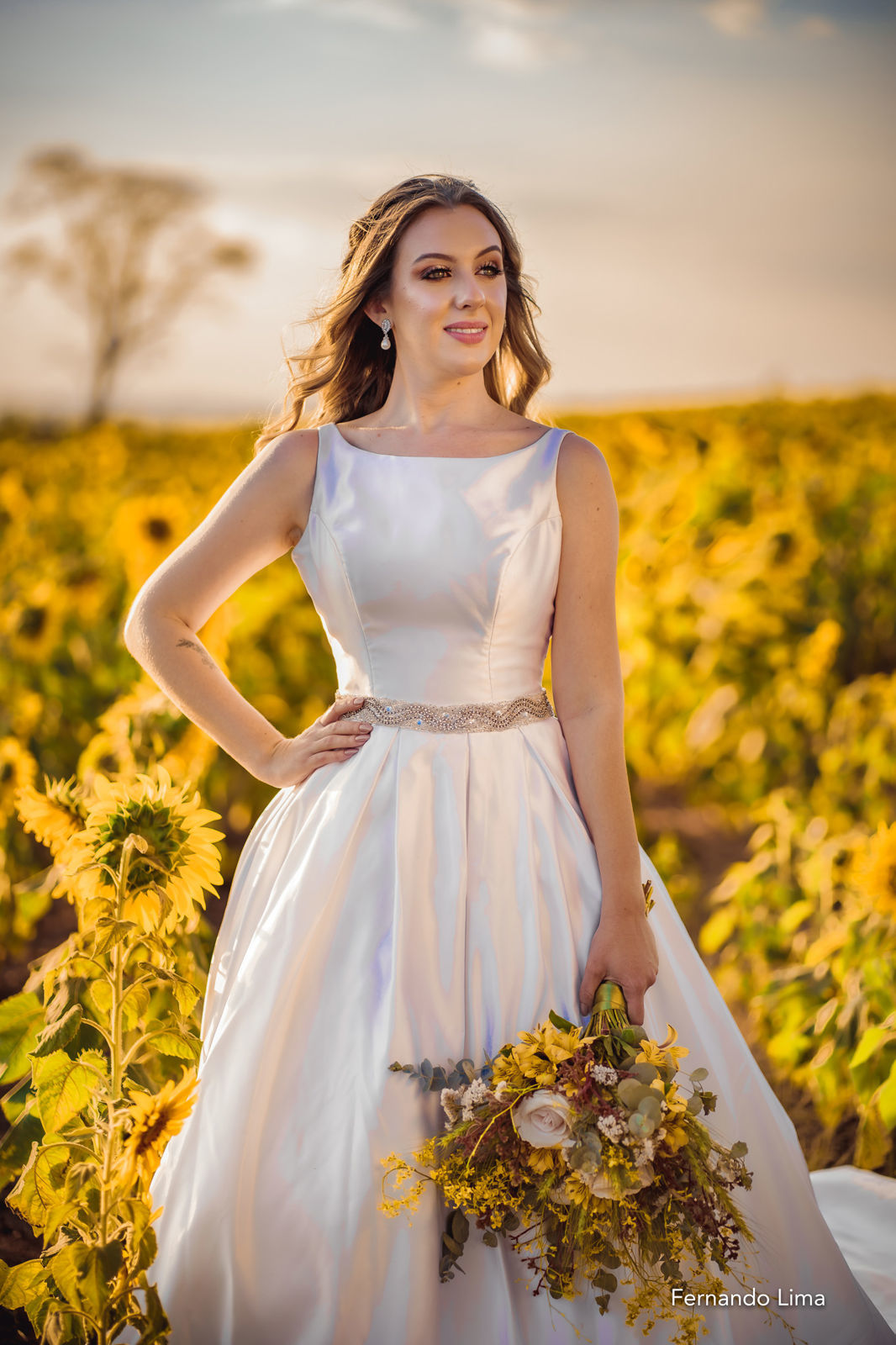 Foto Noiva no Girassol, editorial A Felicidade !!! - Imagem 17