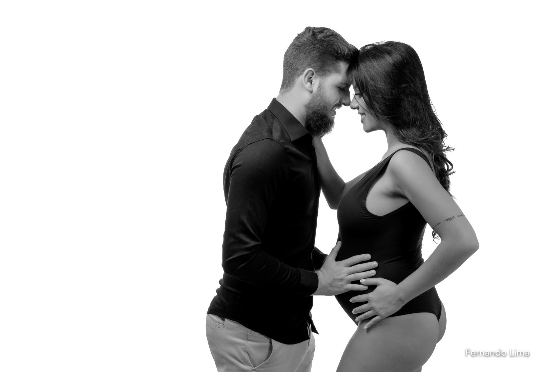 Foto Ensaio de Gestante estúdio, Ana Carolina e Victor, esperando Ravi - Imagem 7