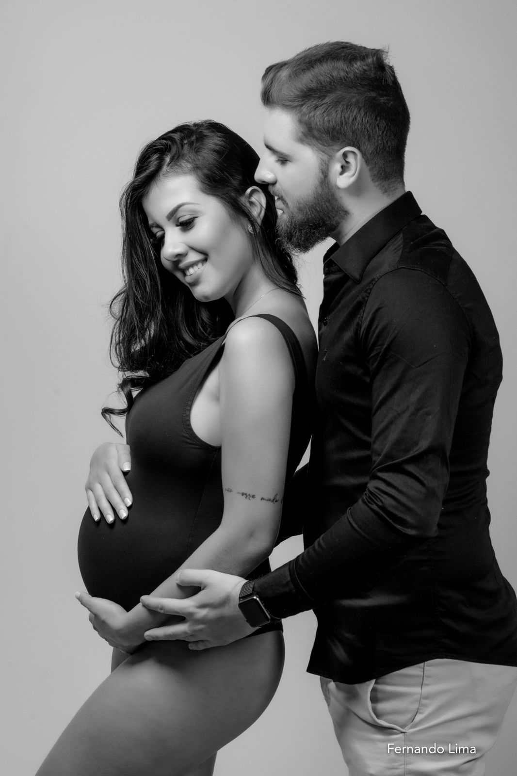 Foto Ensaio de Gestante estúdio, Ana Carolina e Victor, esperando Ravi - Imagem 6