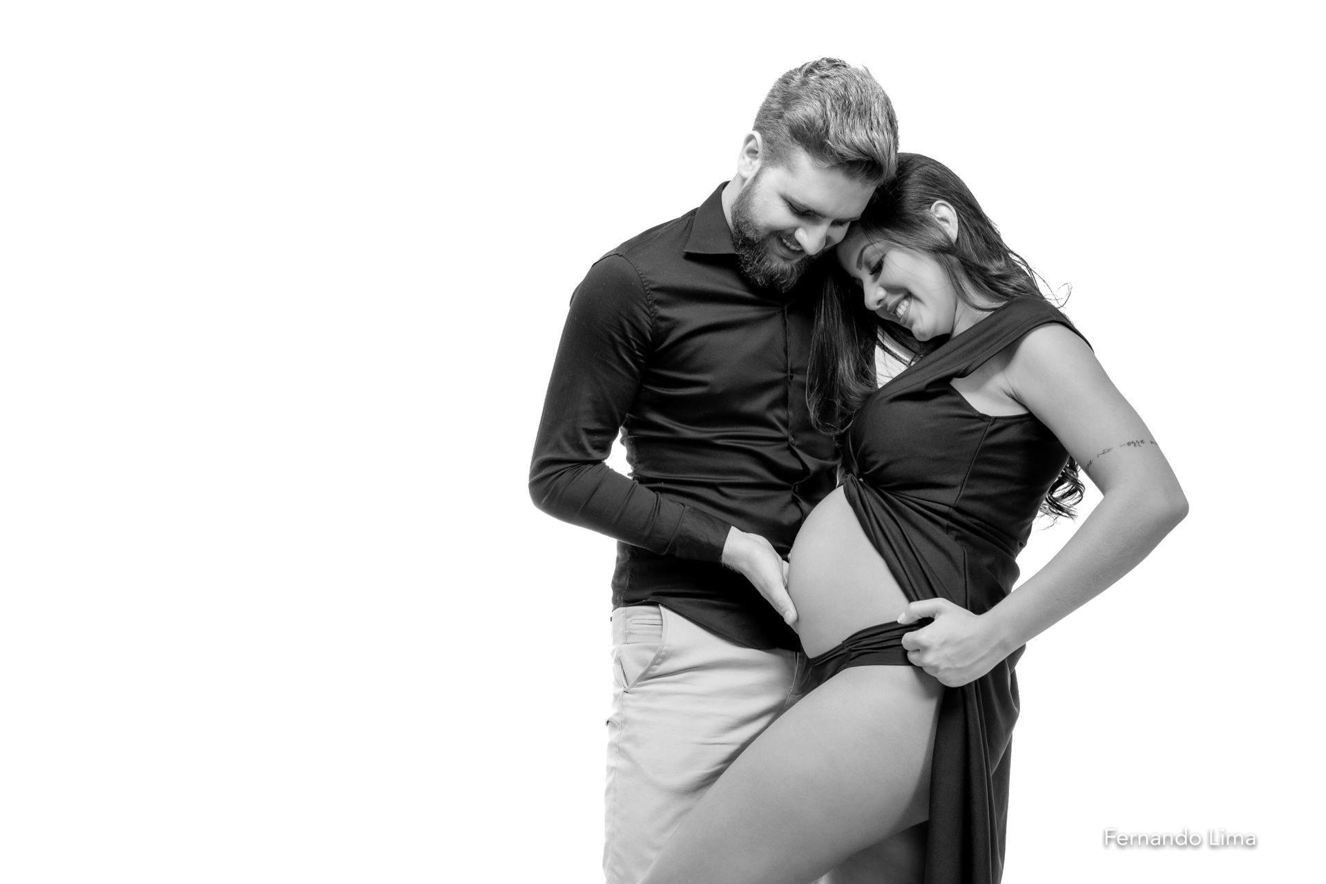 Foto Ensaio de Gestante estúdio, Ana Carolina e Victor, esperando Ravi - Imagem 22