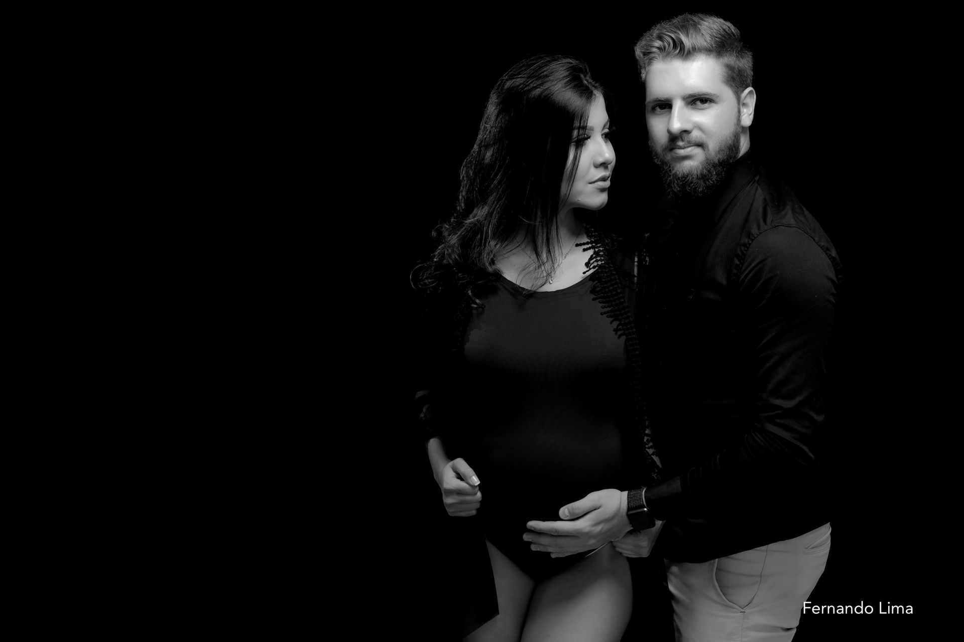 Foto Ensaio de Gestante estúdio, Ana Carolina e Victor, esperando Ravi - Imagem 13