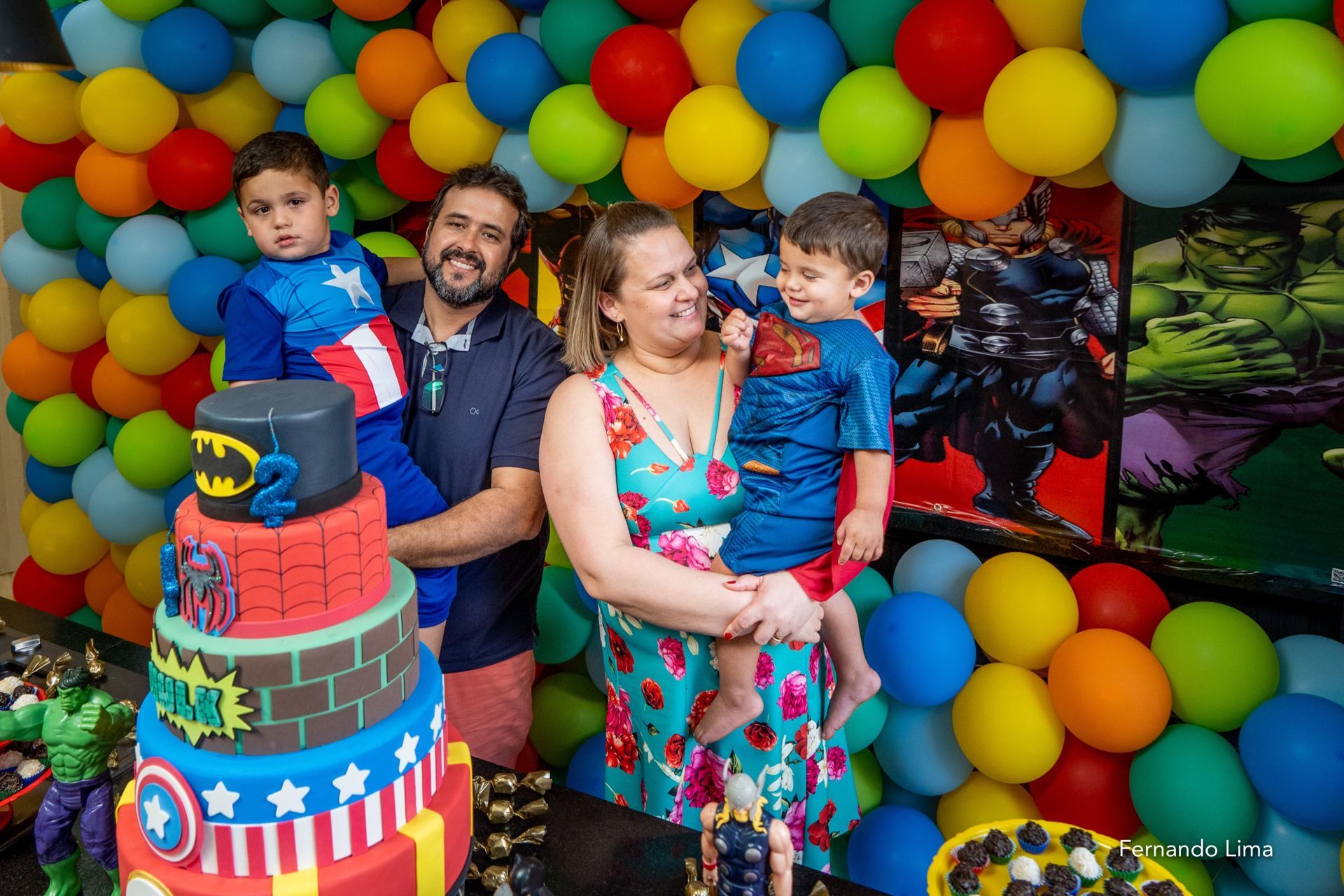 Foto Aniversário Antonio 4 anos e Joaquim 2 anos, Condomínio Gávea Birigui SP - Imagem 34
