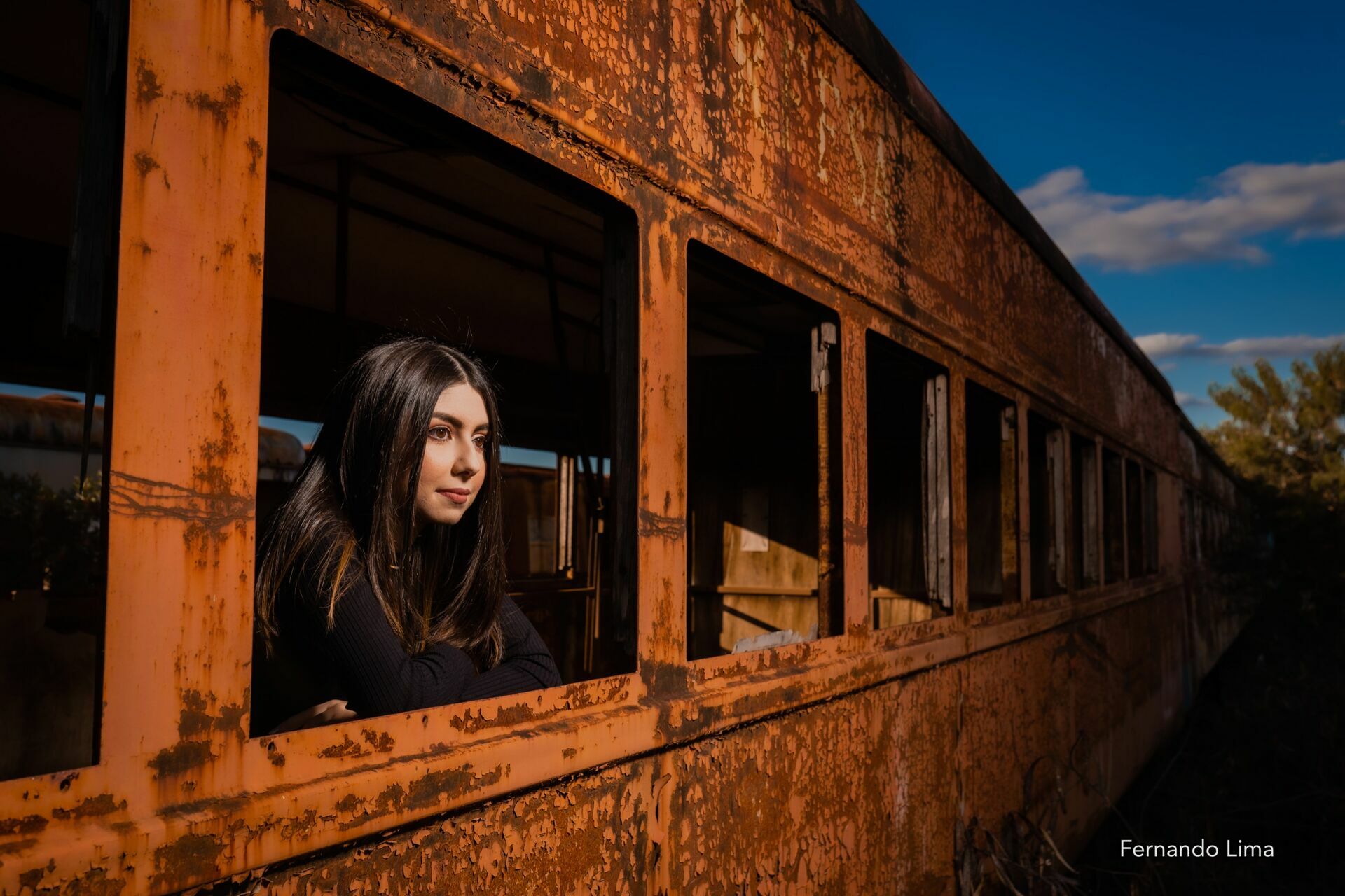 Foto BOOK 15 ANOS GIOVANA, ESTAÇÃO DO TREM ARAÇATUBA SP  - Imagem 4