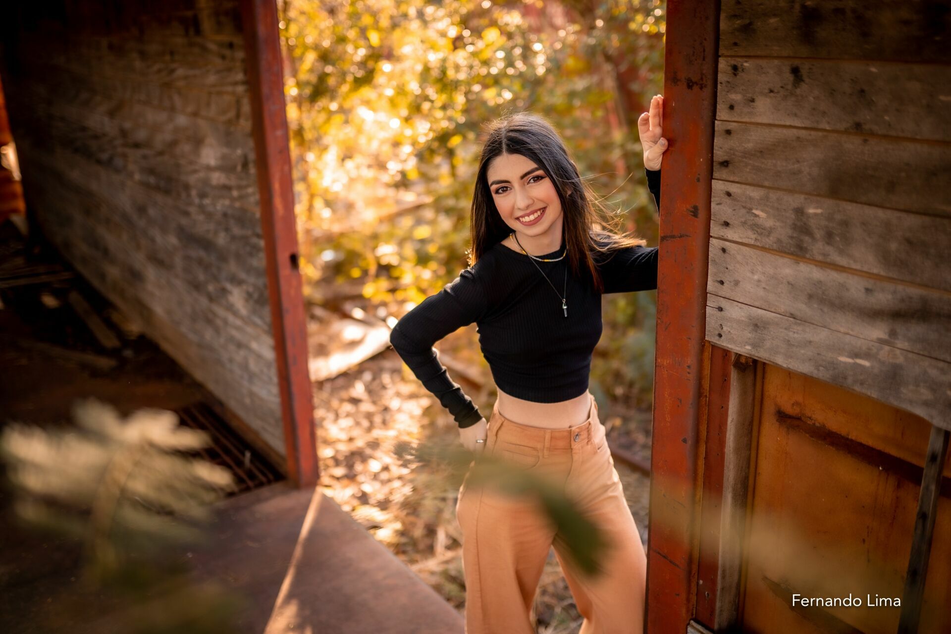 Foto BOOK 15 ANOS GIOVANA, ESTAÇÃO DO TREM ARAÇATUBA SP  - Imagem 9