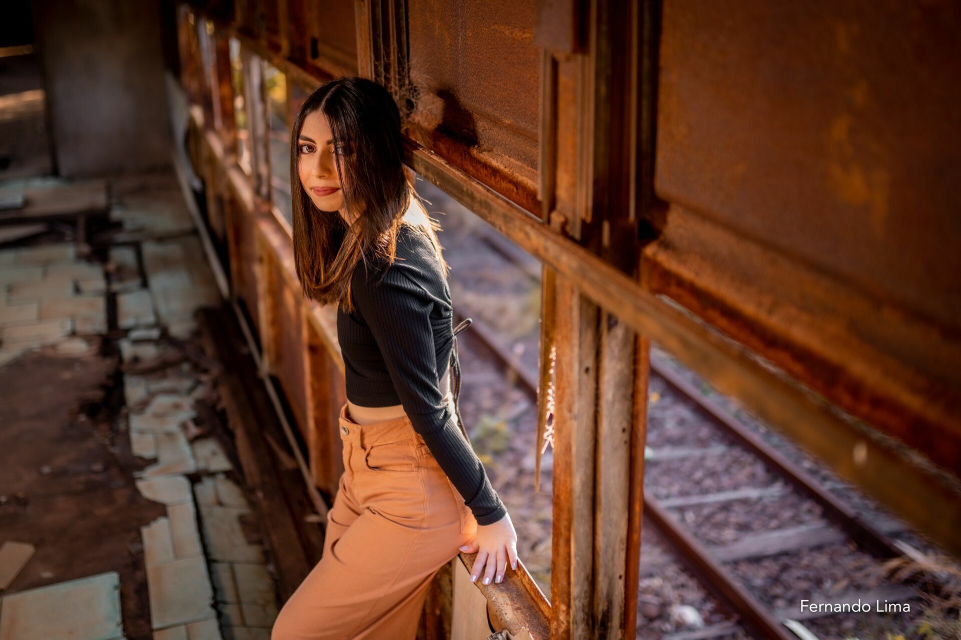 Foto BOOK 15 ANOS GIOVANA, ESTAÇÃO DO TREM ARAÇATUBA SP  - Imagem 7