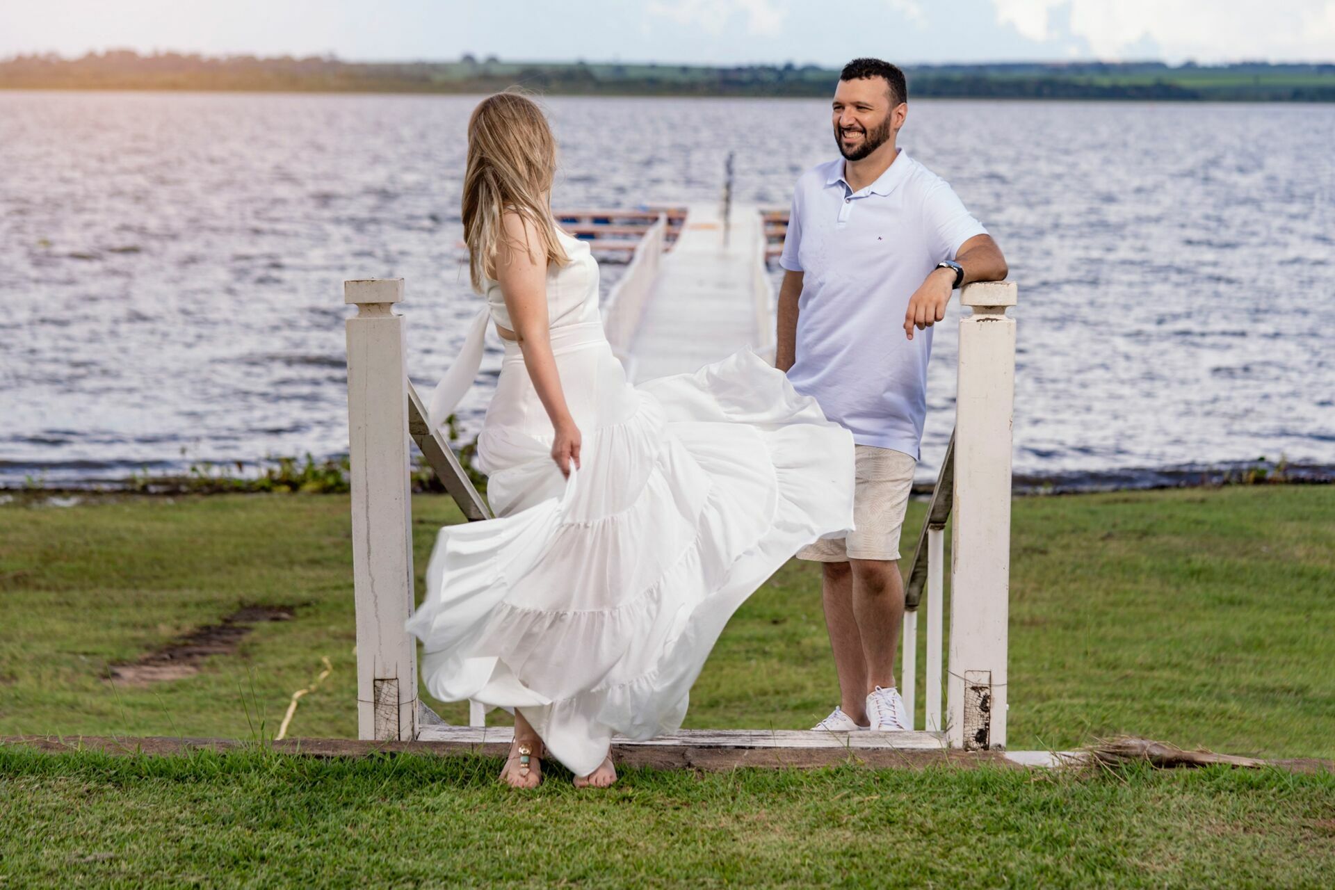 Foto Ensaio de Casal, Pré Wedding Silvana e Raphael, Yacht Clube de Araçatuba SP Foto Ensaio de Casal, Pré Wedding Silvana e Raphael, Yacht Clube de Araçatuba SP - Imagem 12