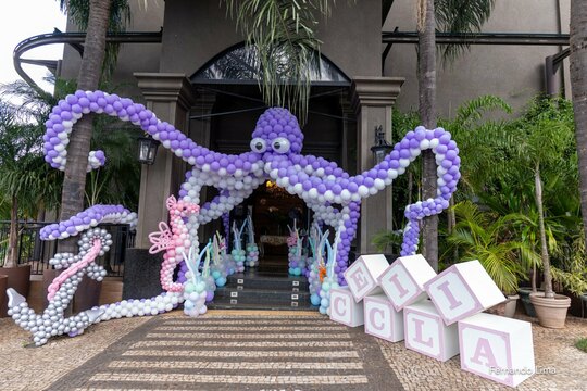 ANIVERSÁRIO DE 1 ANO DA CECÍLIA: UMA FESTA MÁGICA NO FUNDO DO MAR EM SÃO JOSÉ DO RIO PRETO
