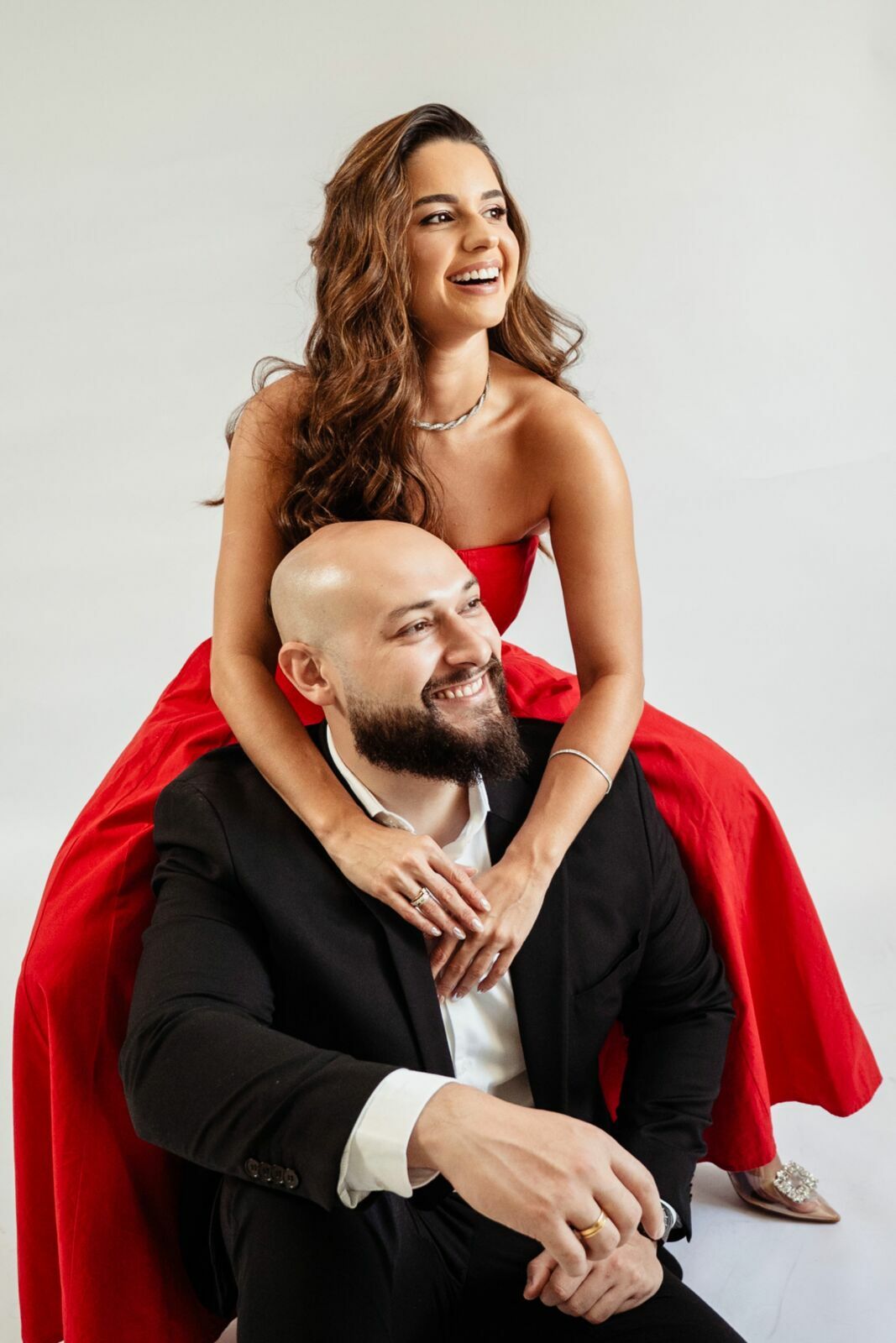 Foto Fotografia de Estúdio Clean e Atemporal  - Gaby e João  - Imagem 0