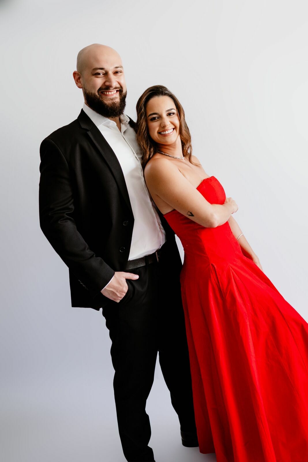 Foto Fotografia de Estúdio Clean e Atemporal  - Gaby e João  - Imagem 6