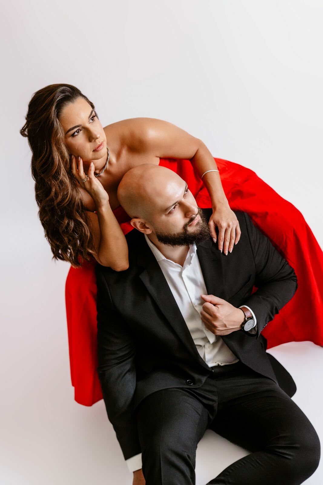 Foto Fotografia de Estúdio Clean e Atemporal  - Gaby e João  - Imagem 16