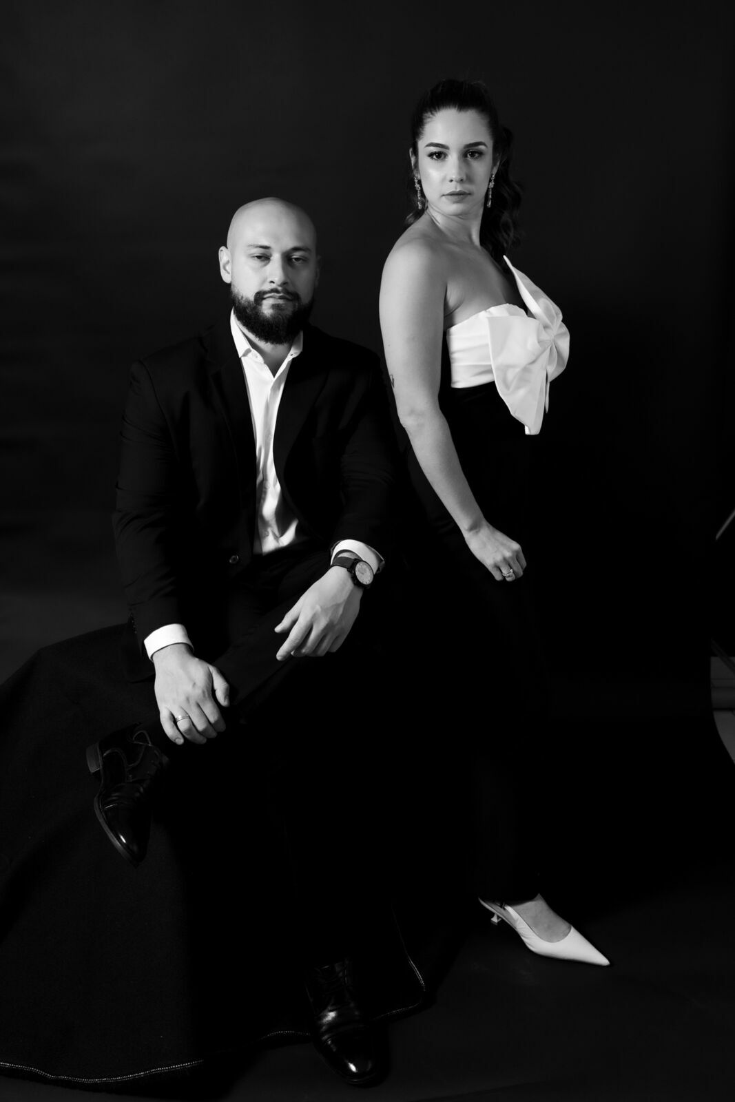 Foto Fotografia de Estúdio Clean e Atemporal  - Gaby e João  - Imagem 33