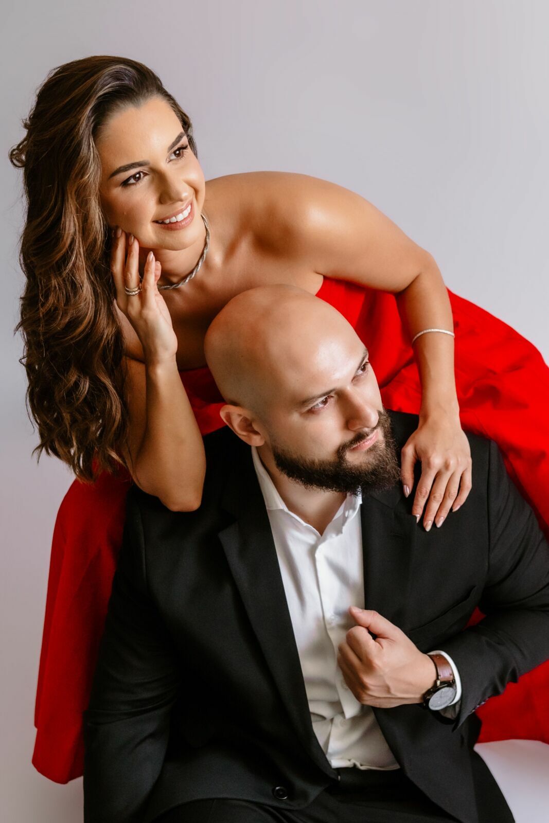 Foto Fotografia de Estúdio Clean e Atemporal  - Gaby e João  - Imagem 15