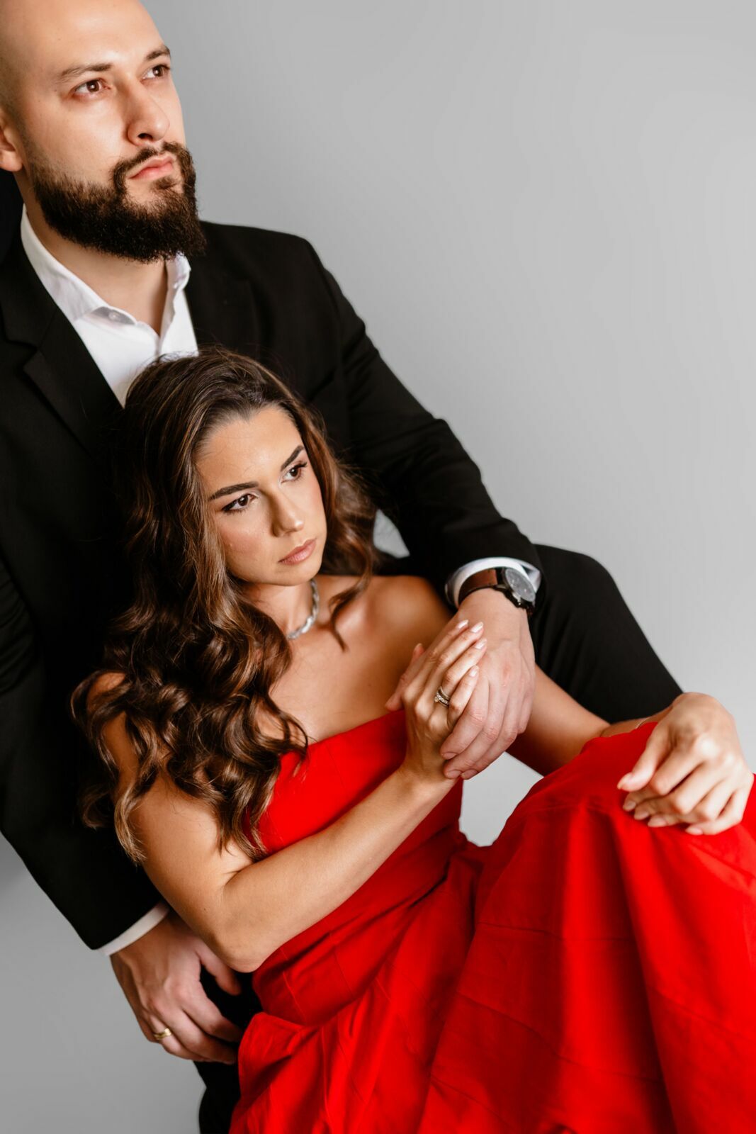 Foto Fotografia de Estúdio Clean e Atemporal  - Gaby e João  - Imagem 8