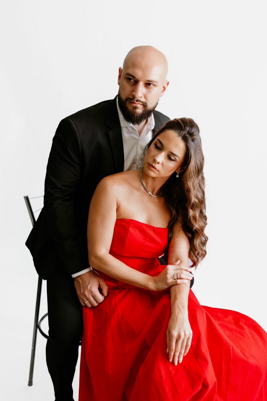 Foto Fotografia de Estúdio Clean e Atemporal  - Gaby e João  - Imagem 11